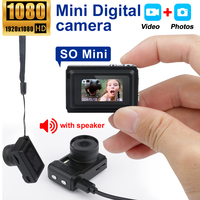 HD1080P Mini Camcorder With Screen With Speaker Portable Retro Ultra Compact Camcorder VCR Support TF Card Up To 128G