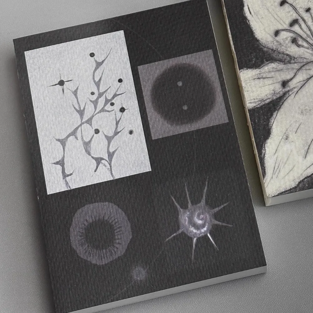 Retro Lily Flying Bird A Certain Material Notebook Creative and Stylish Ins Style Student A6 Notebook Student Reward Stationery
