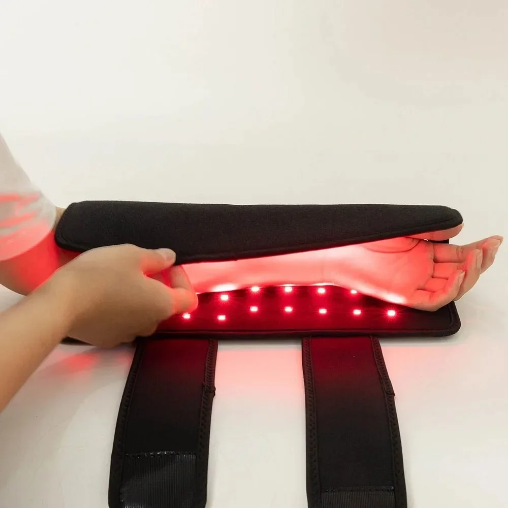 ZOGNKUNG Red Light Pad สําหรับข้อมือ,ข้อศอกข้อศอกข้อต่อบรรเทาความเมื่อยล้าใกล้แสงอินฟราเรดอุปกรณ์ Pad 660 & 850nm บรรเทาผ่อนคลายกล้ามเนื้อ