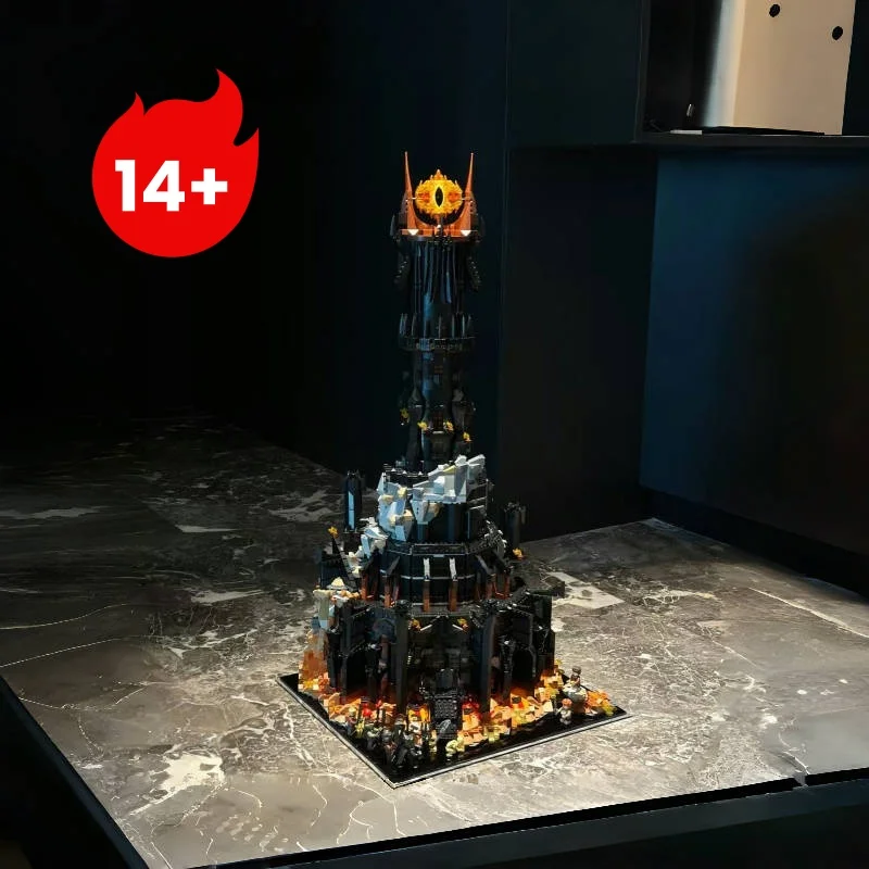 

5471 шт. Новый 10333 Черная Башня Темная Модель Строительные Блоки Комплект Кирпичей MOC Игрушка для Мальчиков Взрослых День Рождения Рождественские Подарки
