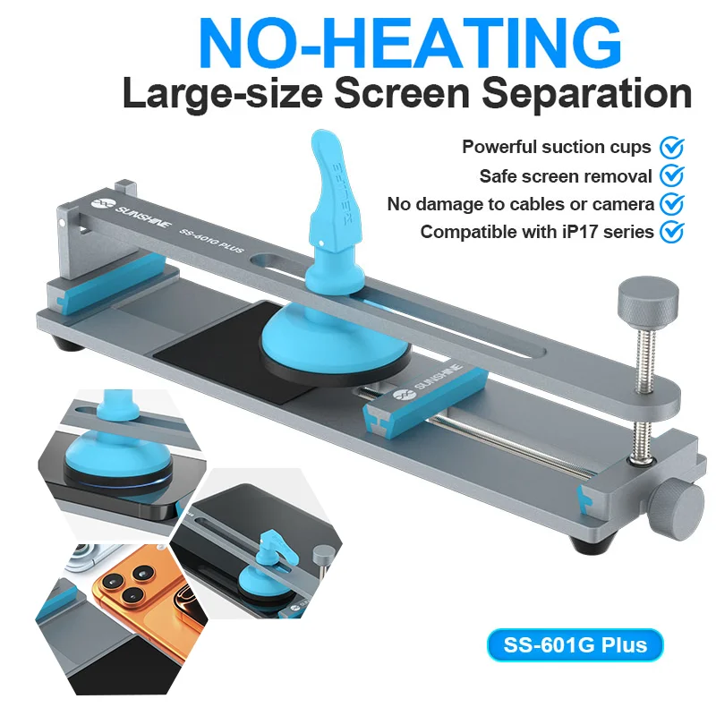 

SUNSHINE SS-601G Plus Support ip17 series for tablet/mobile phone screen heating separation quick removal fixture tool