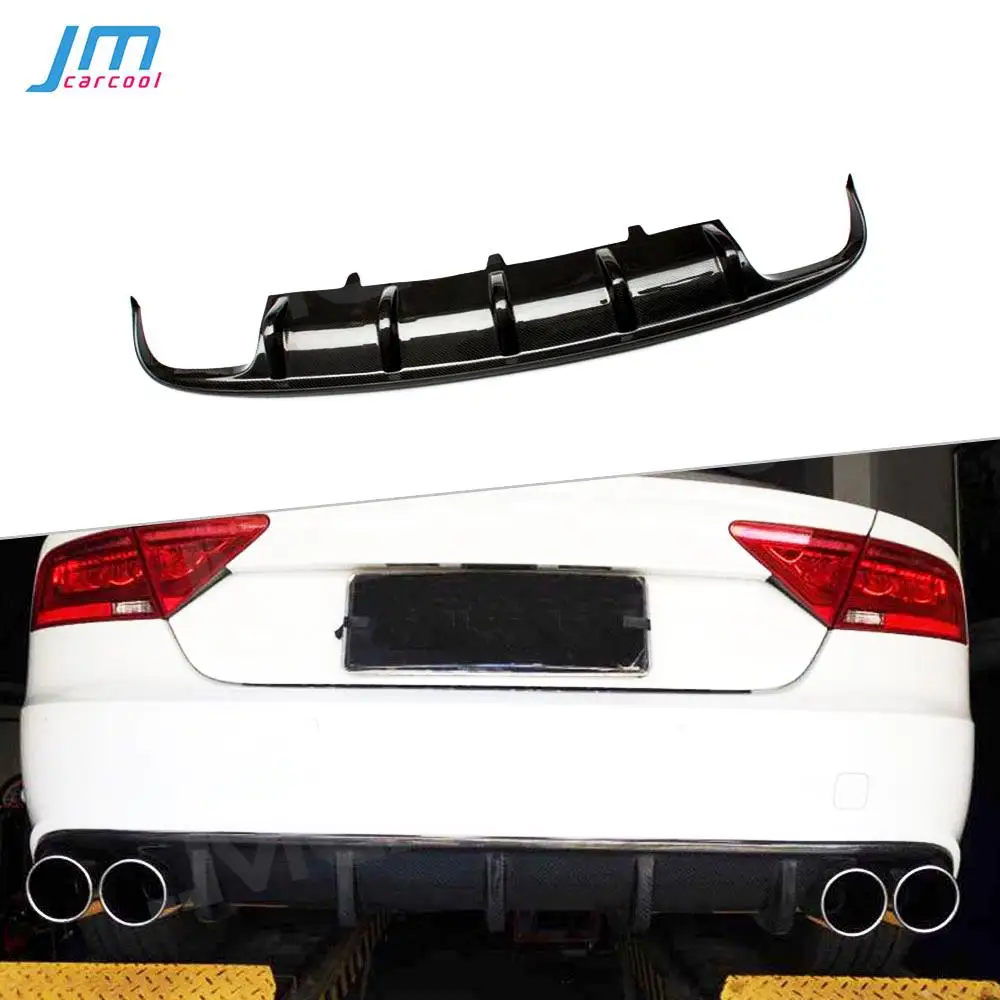 

Carbon Fiber Material Rear Bumper Lip Diffuser Car Decoration For Audi A7 S7 Sline Sport 2012 2013 2014 2015 2016 2017 2018