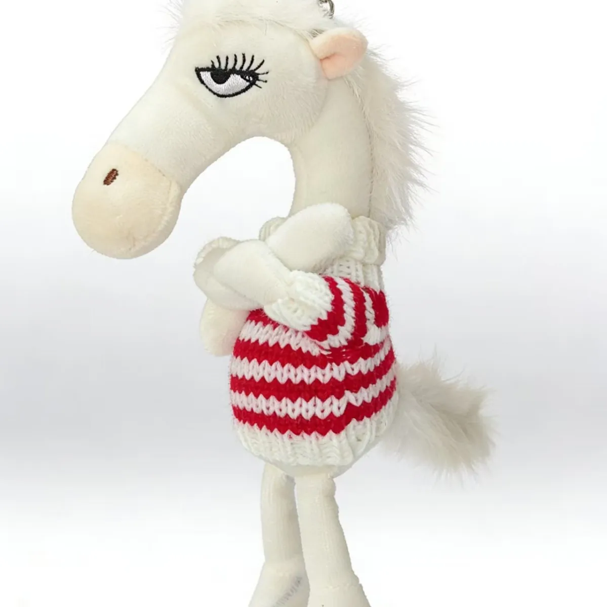 

Плюшевый брелок-кукла-лошадь, мягкий плюшевый брелок с лошадью, брелок для конного спорта, аксессуар, компактный год лошади для фанатов