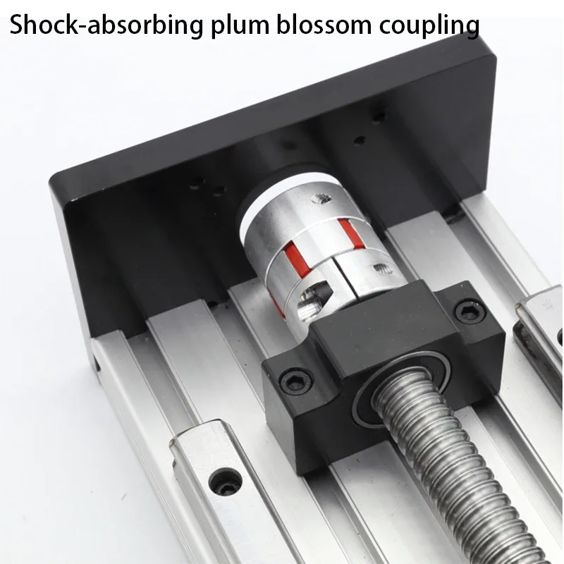 H150 Ball Screw Linear Bearing Guide Motion Double Rail Slide CNC Manual Linear Shaft Actuator Module Table & 86 Stepper Motor