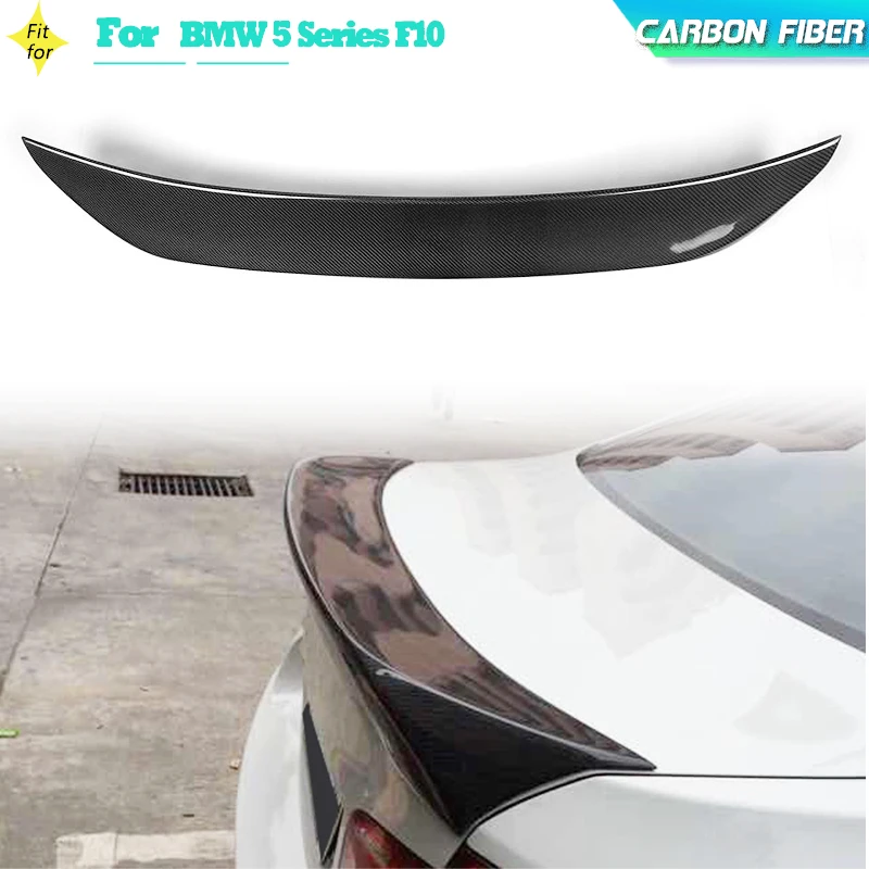 Carbon Fiber Car Rear Trunk Spoiler Wings for BMW 5 Series F10 2010-2016 Auto Racing Rear Spoiler Boot Lid Wing Lip Accessories