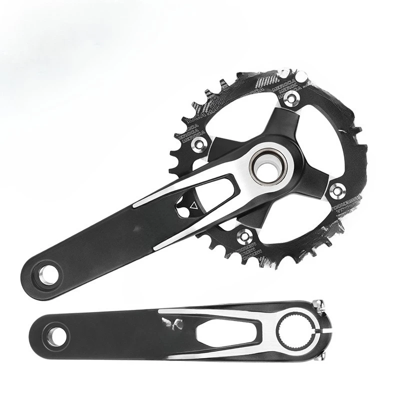 

Parts Suitable for mountain bike tooth disc hollow integrated crank 104BCD positive negative tooth modified single disc 34/38T