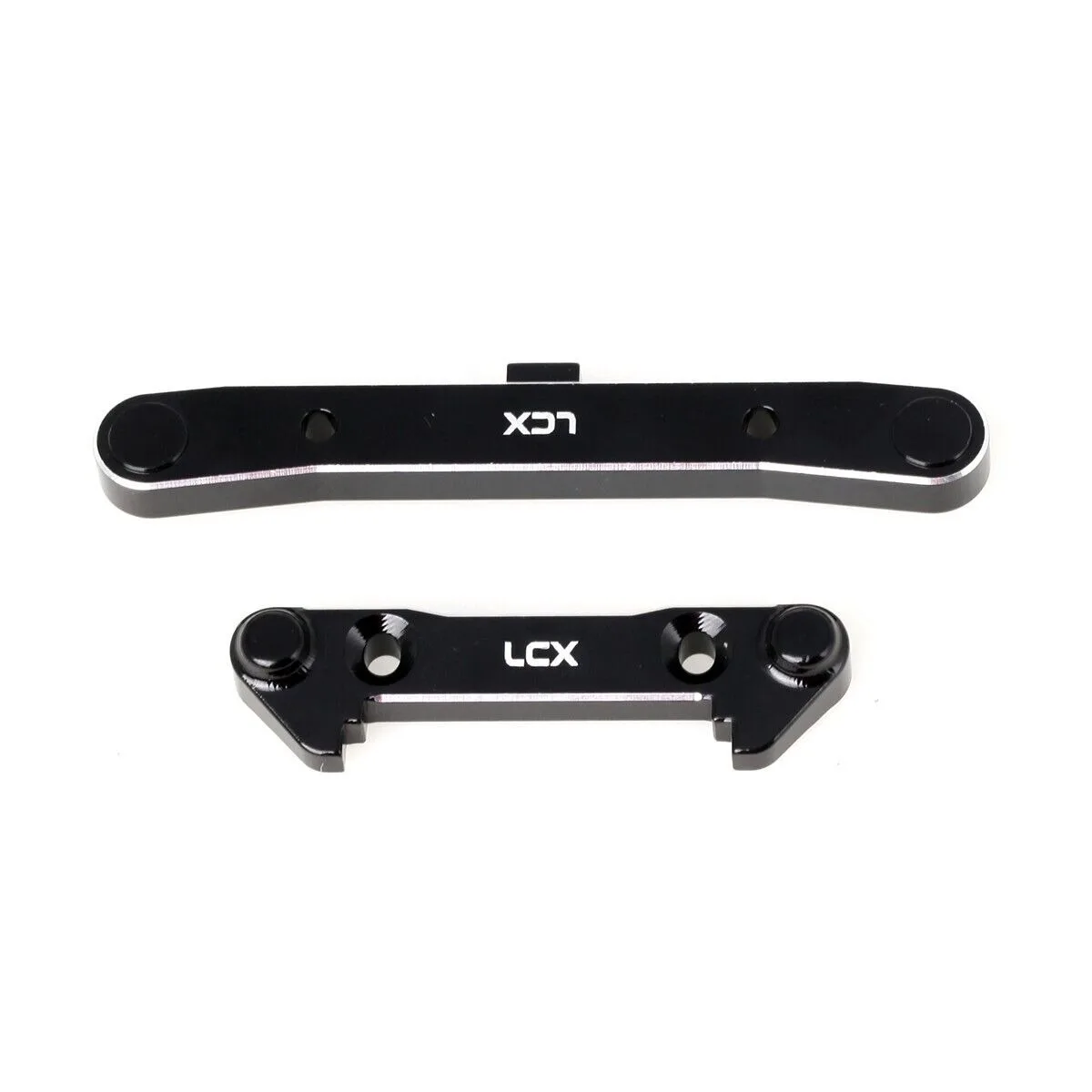 LCX Racing 1/10 RC Truck Aluminum Front Rear Pin Mount Cover Set for Losi Lasernut U4 Upgrades Parts Accessories