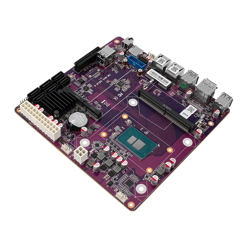 6-Bay i3-N305 N355 N100 N150 NAS Motherboard 1*PCIEx4 2*Intel i226-V 2.5G 2*M.2 NVMe 6*SATA3.0 DDR5 Firewall Mini ITX Mainboard