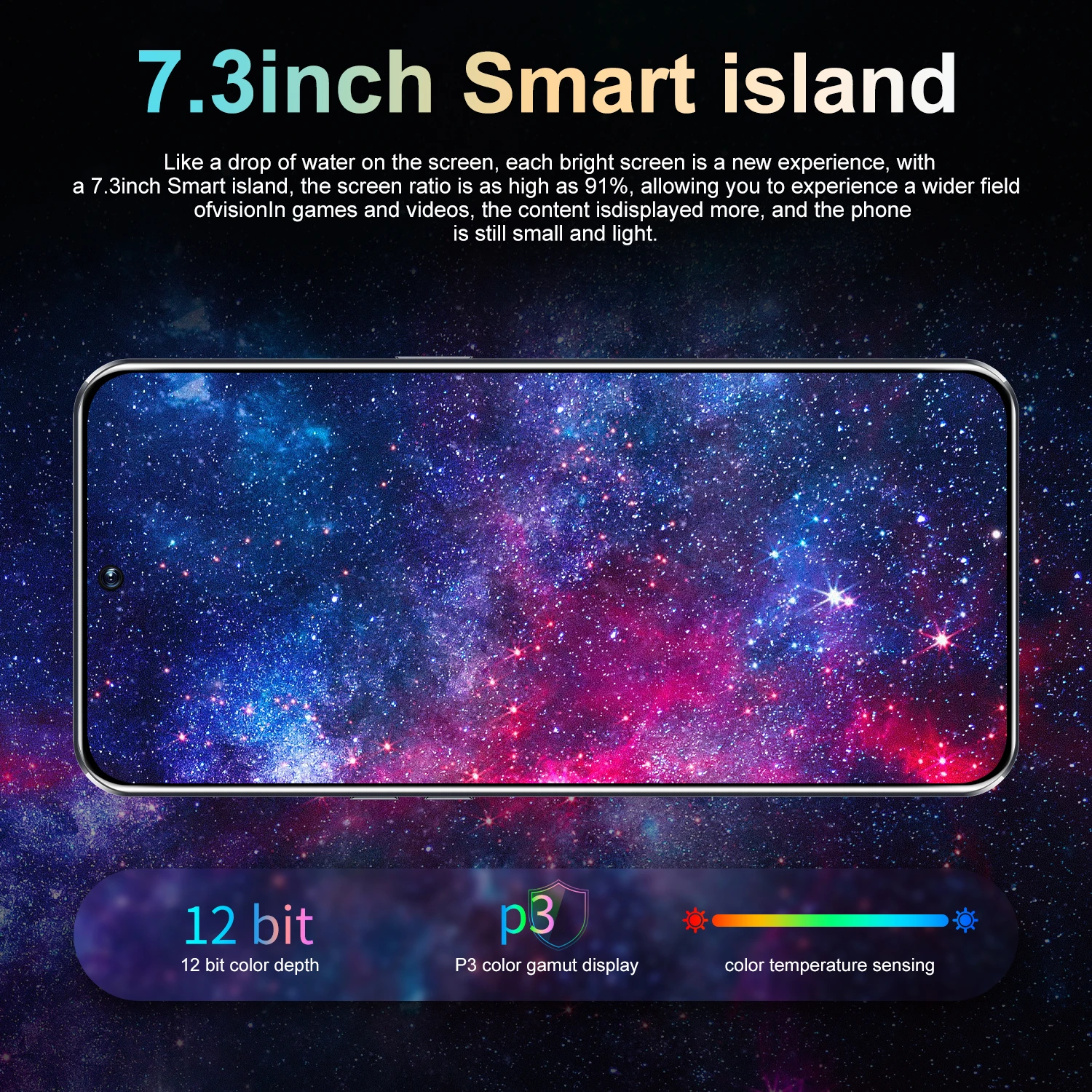 Global Version GT20 Pro Smartphone 5G 7.3 inch HD Screen 7800mAh Snapdragon 8 gen3 Android 14 Mobile Phone Unlocked Celulares