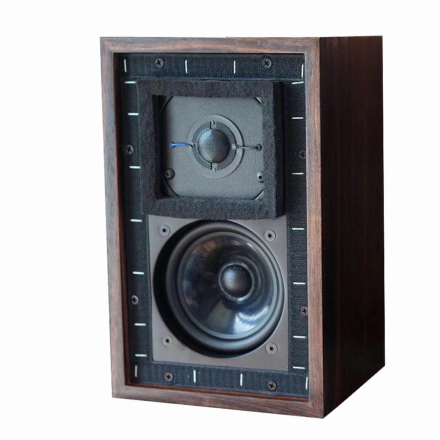 

BestVox LS3/5A Monitor Bookshelf HIFI Speakers 83dB Passive Classic 11 Ohms Version Plywood Speaker Box 15 ohms LS3/5A