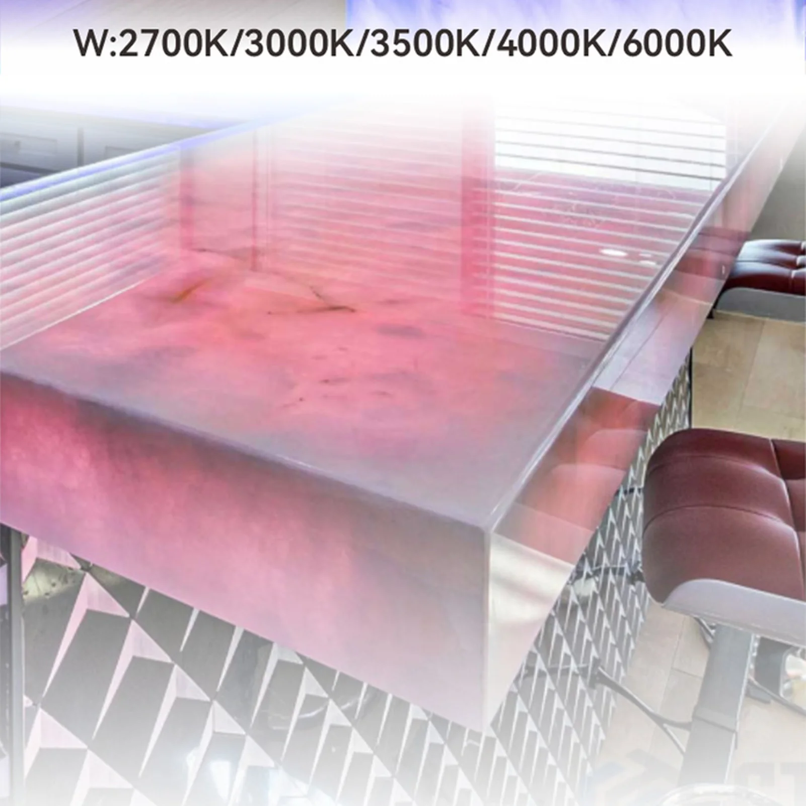 20 Set LED Backlight Sheet RGB 36W 245x500mm Flexible Cuttable Connectable LED Panel Sheet with Connector and Adhesive for Home