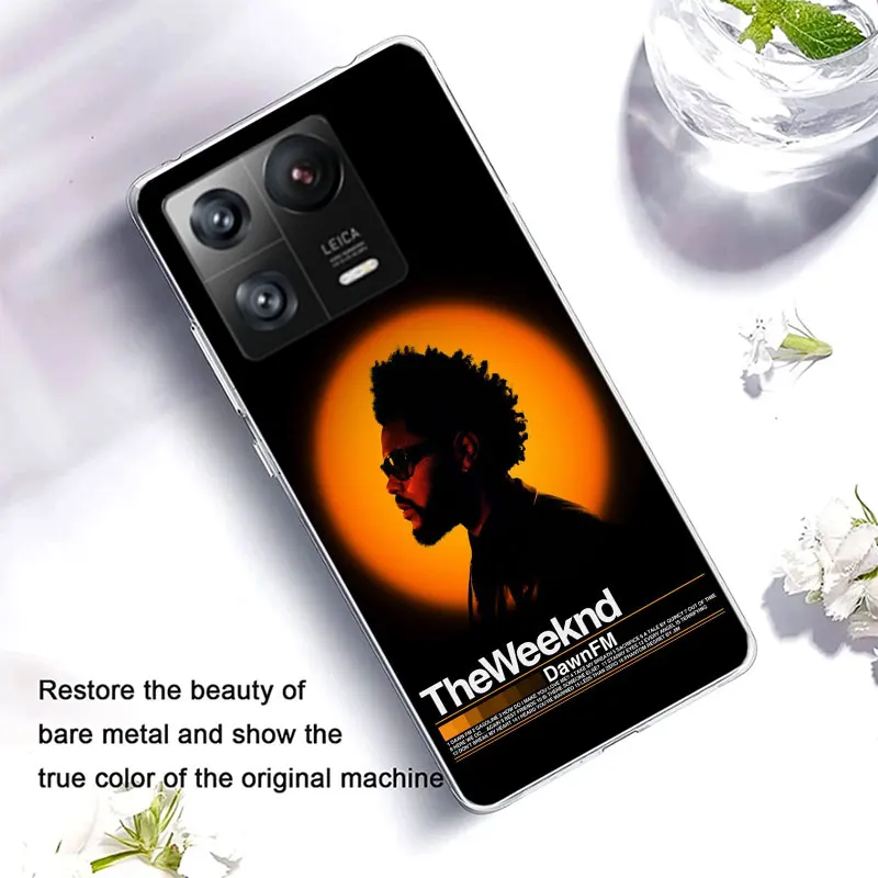 The W-Weeknd M-Minimalist P-Poster Clear Luxury For Xiaomi Poco X5 X6 X7 F6 Pro X4 F4 GT X3 NFC Mi F5 F3 F2 F1 M5 M4 M3 Phone Co