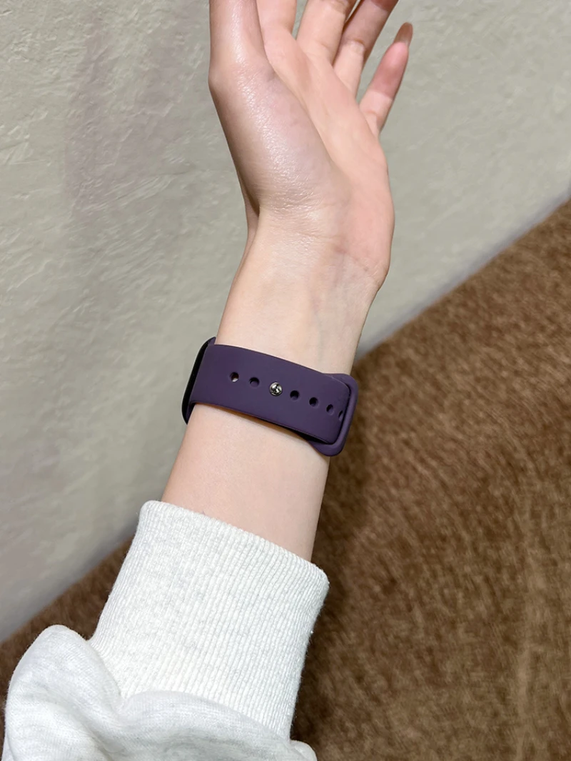 سيليكون الفرقة ل أبل أشرطة 40 مللي متر 49 مللي متر 44 مللي متر 45 مللي متر 46 مللي متر 42 مللي متر 41 مللي متر 38 مللي متر سوار رياضي iWatch سلسلة 10 9 8 3 SE الترا 2