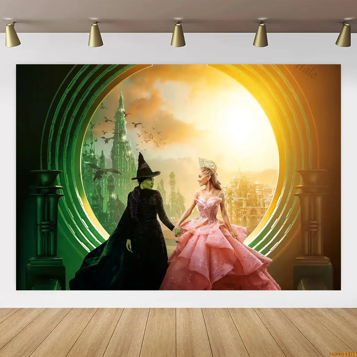 

Wicked Birthday Photography Backdrops Magic Witch Children's Baby Bathing Party Photo Studio Background DS-01