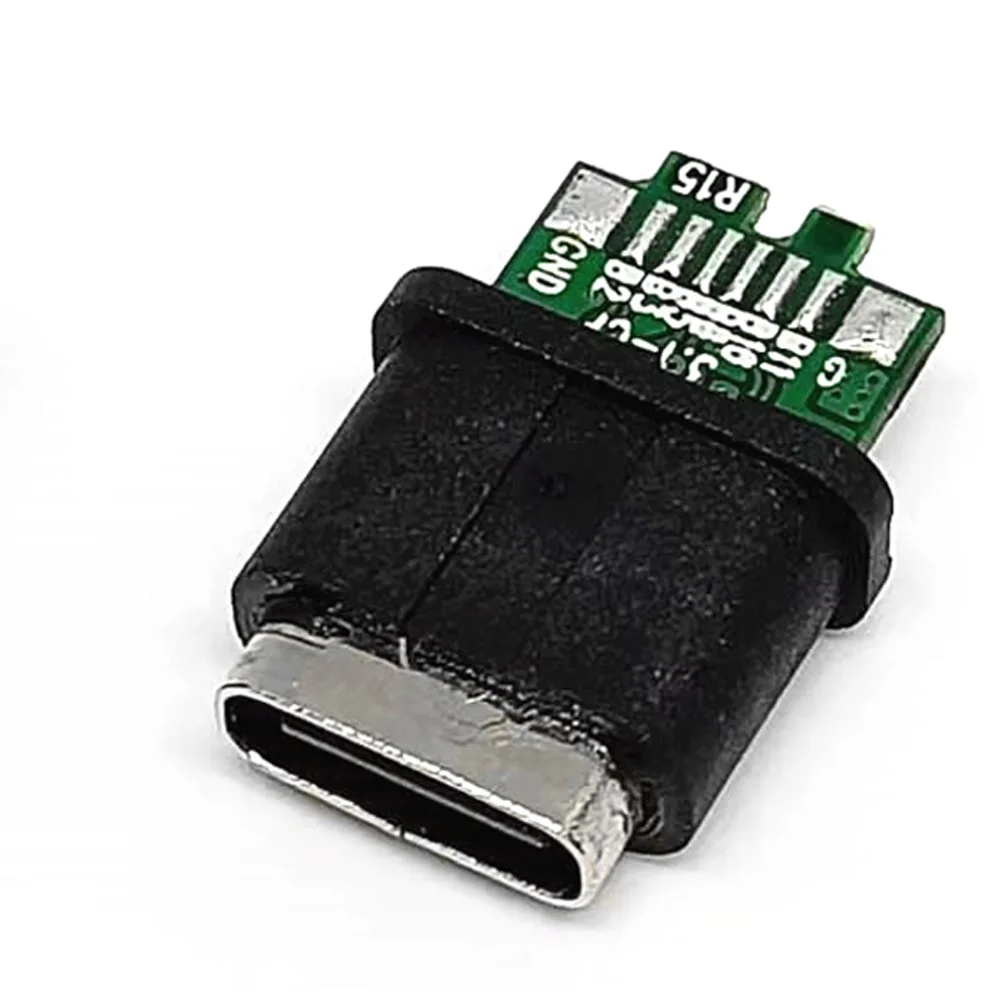 Разъем 17Pin Type-C, штекер, гнездо 24P, USB3.1, Сварочная Проводная шина, водонепроницаемая с устройством для зарядки данных, высокая сила тока, быстрая зарядка