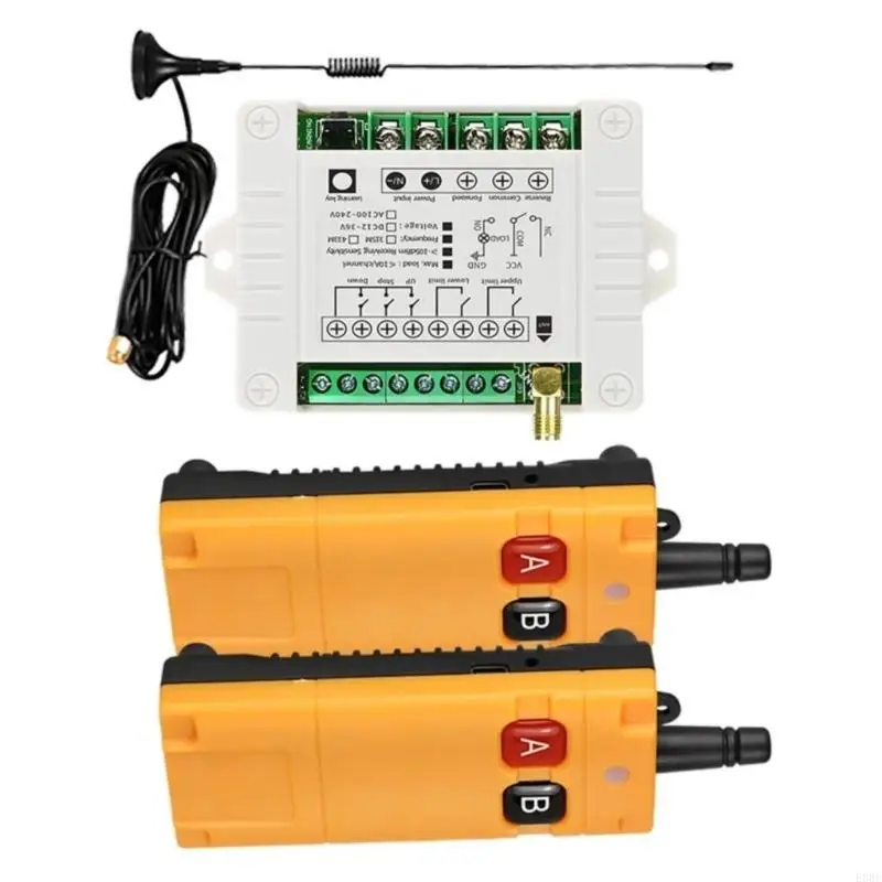 433Mhz Remote Control Relaying Switches 2 Channel Wireless Remote Control Switches Relaying Receiver Transmitter