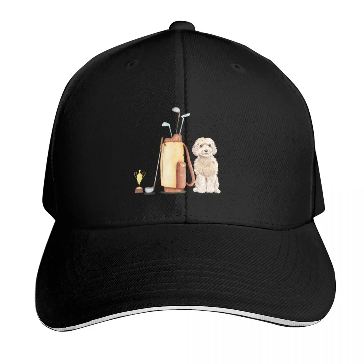 Labradoodle,Cockapoo, Golden Doodle Golf Fan Baseball Cap Men Women Casual Summer Sport Sun Cap