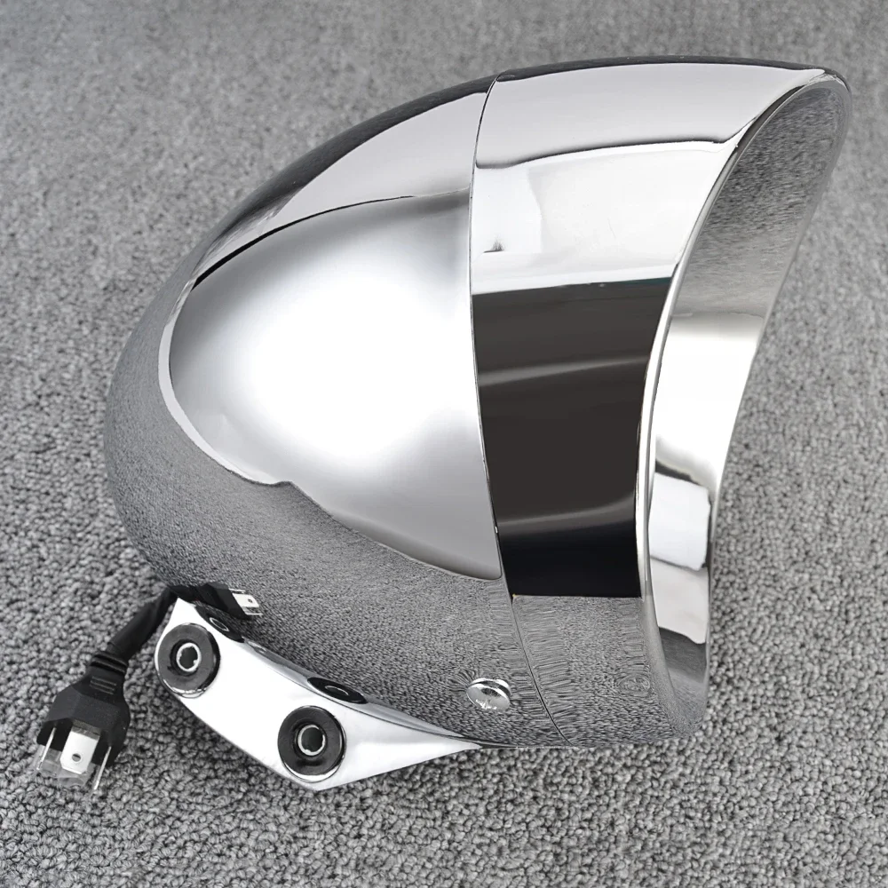 Motorcycle Headlight LED 5.75 inch Motorcycle lighting system for Harley Sportster Dyna Honda Suzuki Kawasaki Bobbers Custom - Image 5