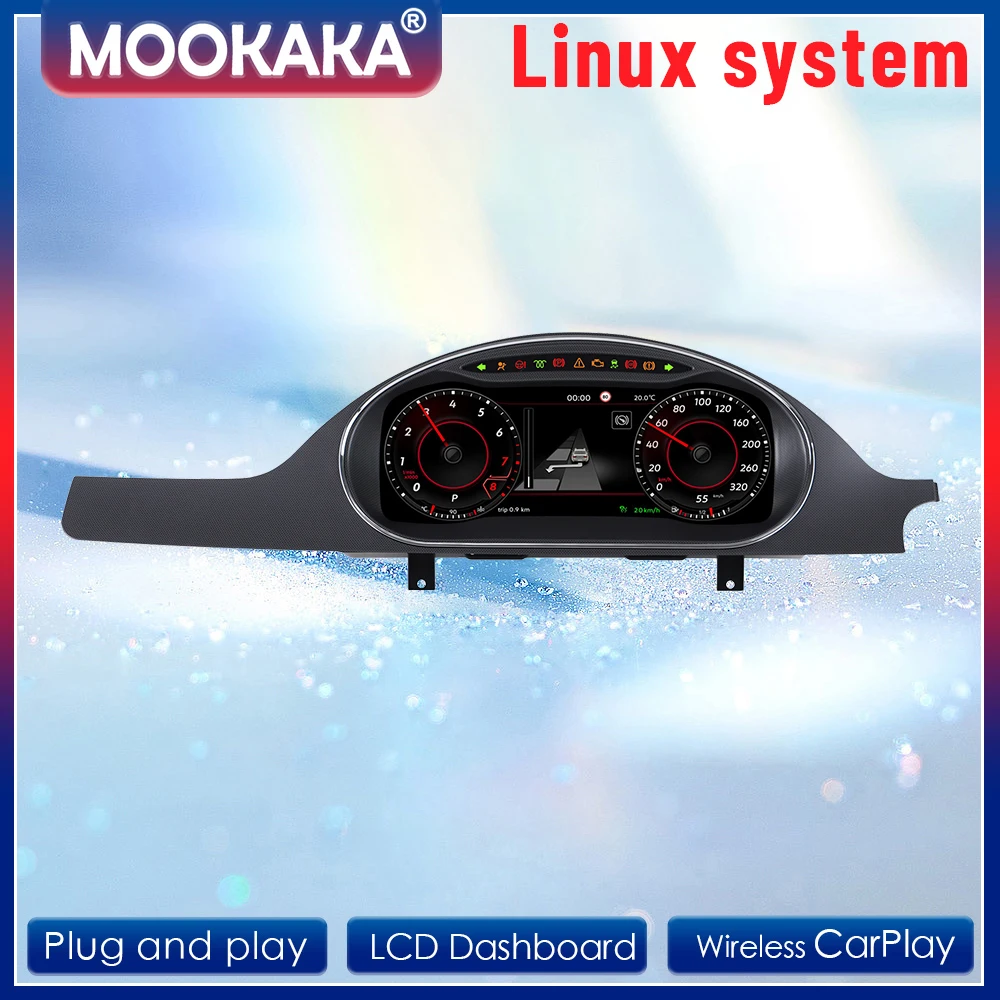 Auto Dashboard Digital Cluster For VW Volkswagen Passat B6 2005-2011 Car Dash Meter Screen LCD Instrument Speedometer Head Unit