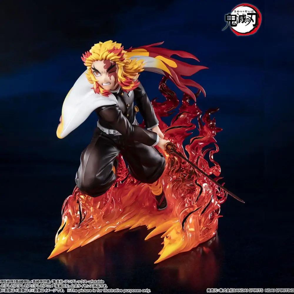 Bandai Echt Rengoku Kyoujurou Figuarts NUL Demon Slayer Super Robot Wars EXTRA BATTLE Anime Perifere Pop voor Verzamelaars