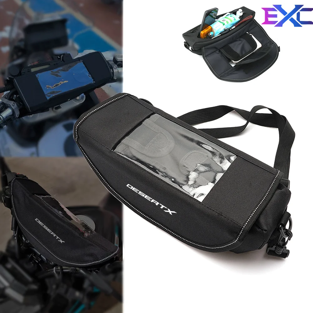 For Ducati Desert X 400 1100 High-quality 1199 1200 1260 handlebar bag travel navigation waterproof moto Motorcycle accesssories