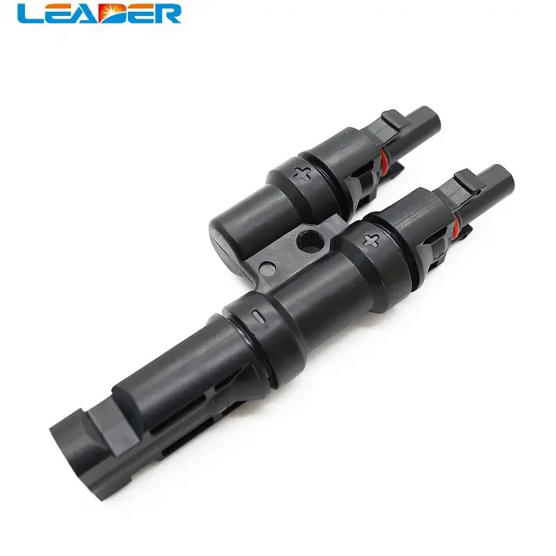 LEADER SOLAR Freeshopping IP67 2 To 1 T Branch PV Connector TUV Approved FFM or MMF 100% PP0  2.5mm Sq~6.0mm TF0168