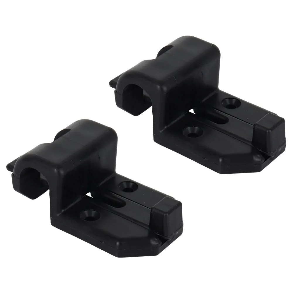 2/4pcs Car Black Sliding Table Rail Bracket Safety Catch Hook RV Motorhome Caravan Camper Boats Car Accessories