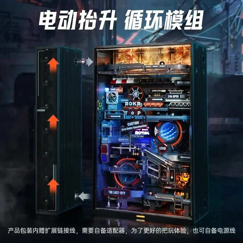 DIY building block assembly model, e-sports computer desktop ornament, boys gift