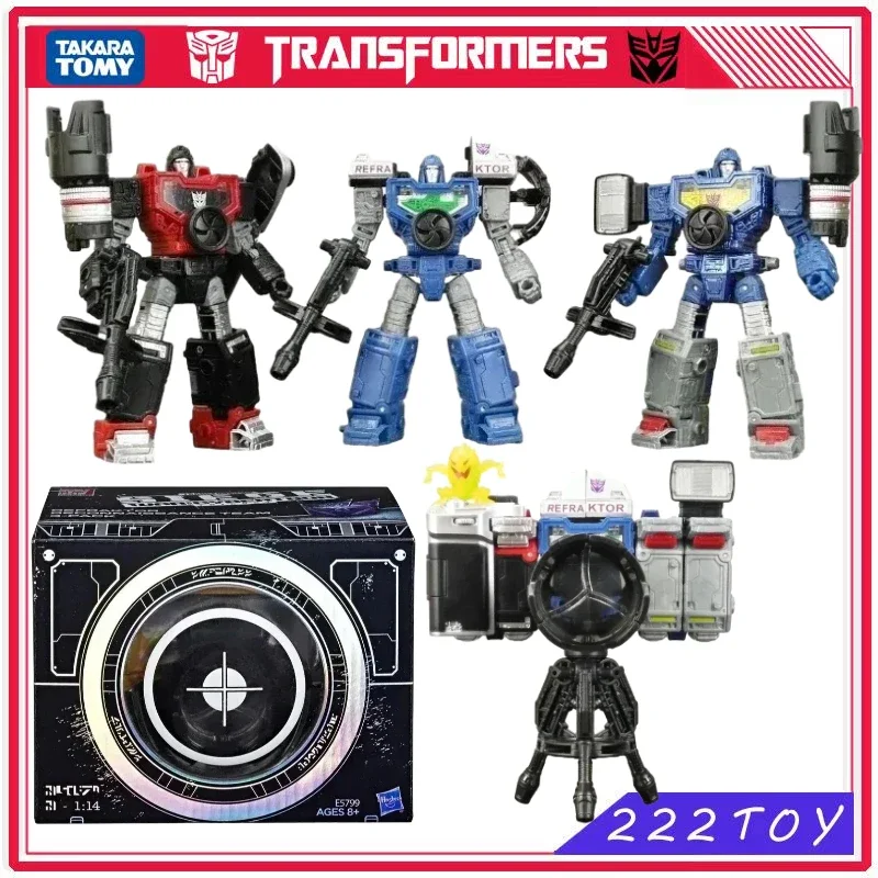 In Voorraad Takara Tomie Transformatoren Speelgoedoorlog Voor Cybertron: Belegering Beperkt Refvaktor Verkenningsteam 3-Pack Actiefiguurrobot