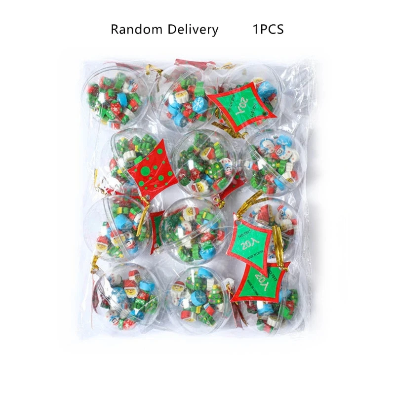 Мини-ластики для детей, классные награды, рождественские наполнители для чулок, сувенир для вечеринки