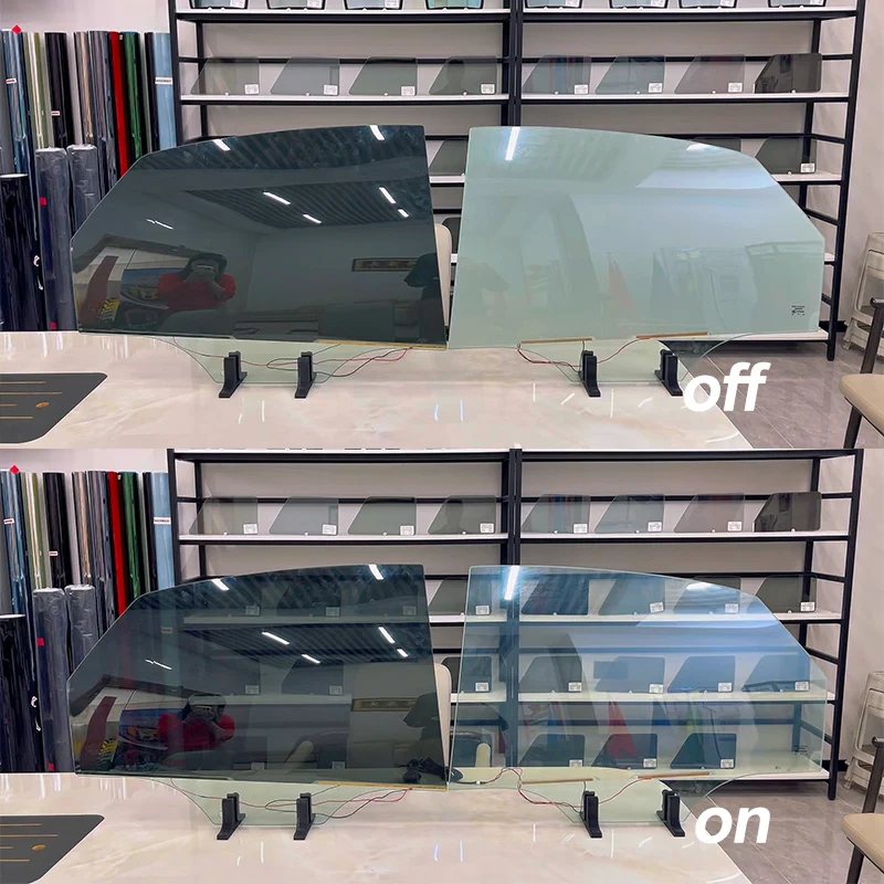 PDLC‑BLACK Switchable Smart PDLC Film, Low Haze Electric Tint Film, Privacy Protection Electronic Film for Car Window Glass