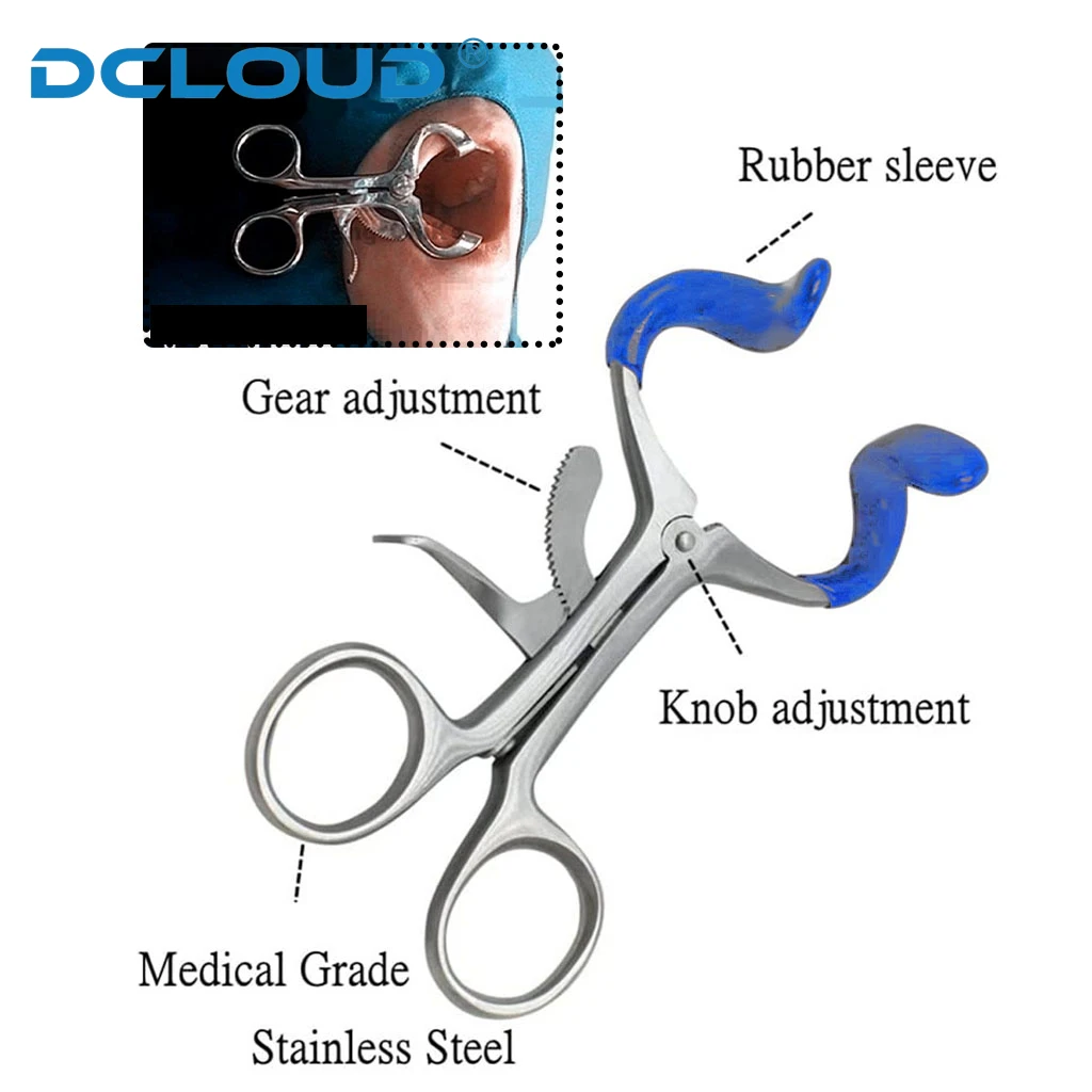 1Pc Dental Cheek Lip Retractor Stainless Steel Mouth Opener Cheek Expander Dentist Orthodontic Tools Oral Examination Materials