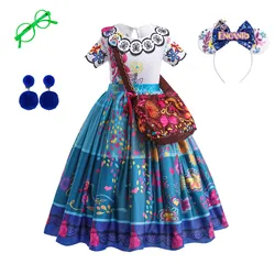 Costume da ragazza vestito da principessa per bambini Encanto Mirabel Carnival travestimento Party Cosplay Dress Halloween Charm Clothes