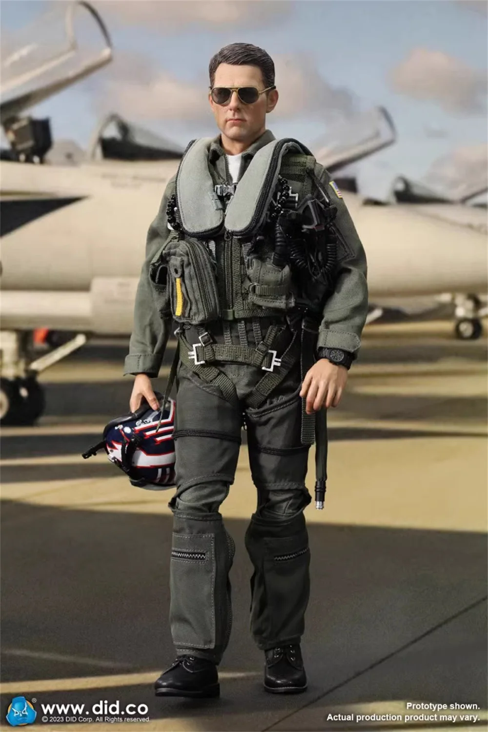 Zrobił MA80170 nas. Przystojny facet odtwarzacz filmów Tom Cruise Captain Soldier General pełny zestaw figurki dla fanów zebrać 1/6