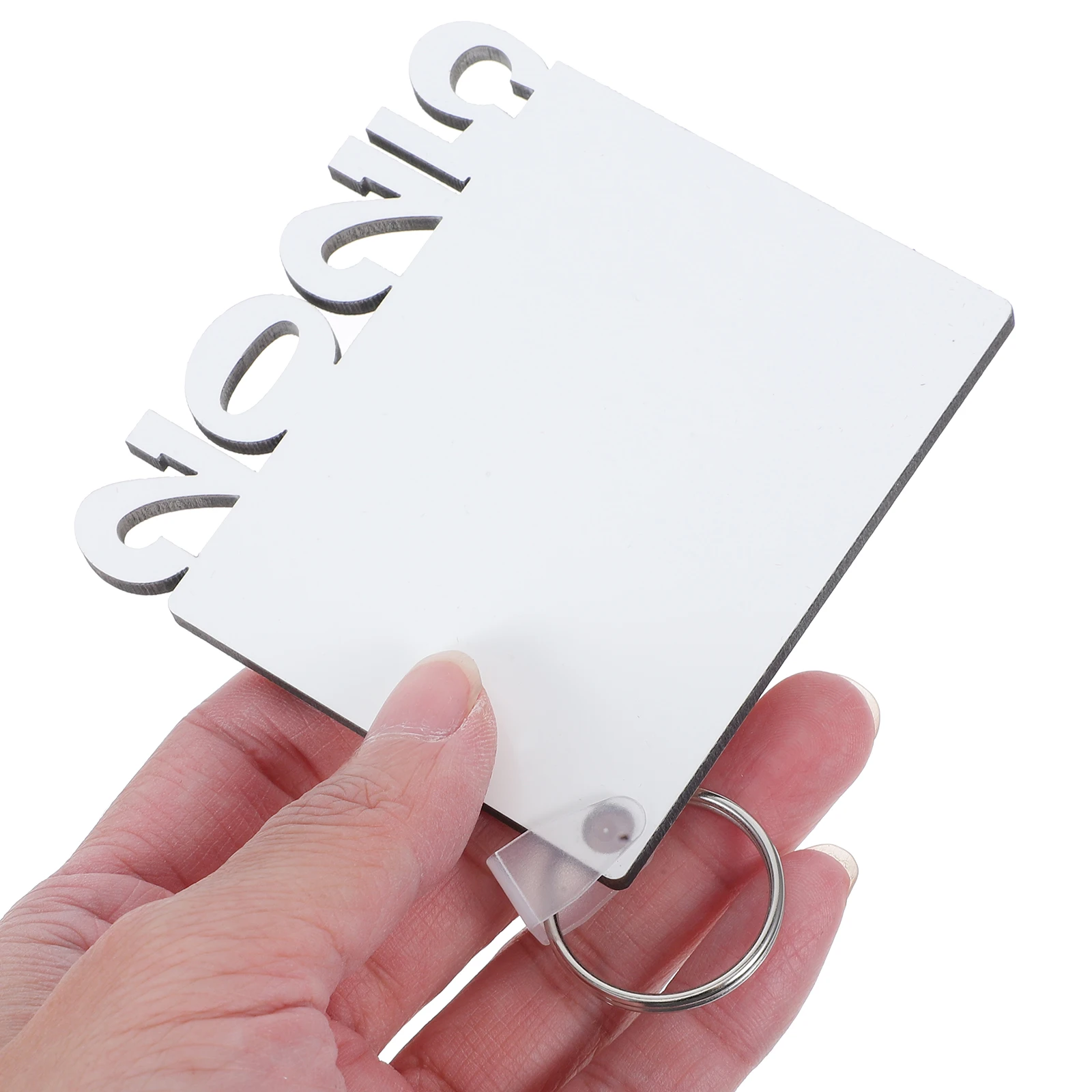 6 Stuks Warmteoverdracht Sleutelhangers 2025 Afstuderen Zinklegering Blank Sublimatie Fotolijst Custom Aandenken Diy Craft