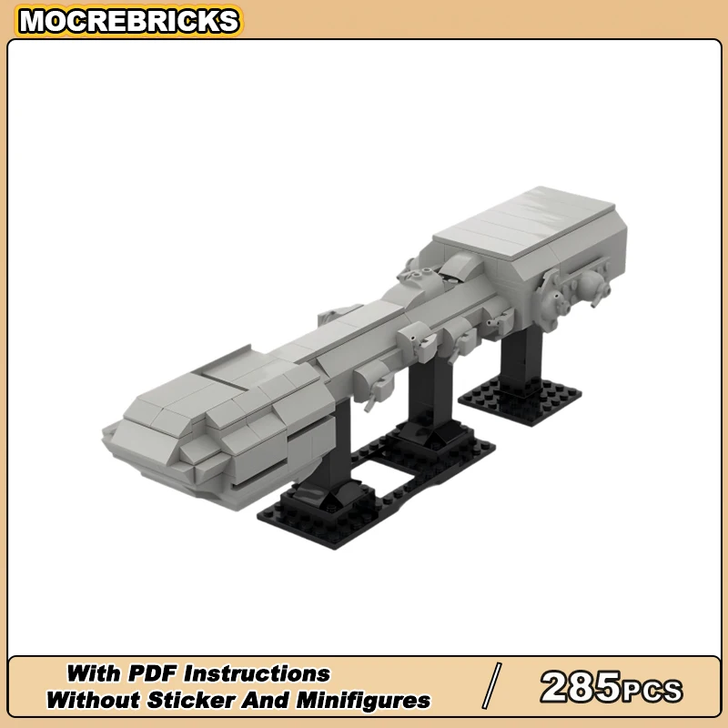 MOC-153622 ชุดตัวต่อภาพยนตร์ Star Movie UCS เรือรบฮาร์โรว์ร์คลาส ยานรบอวกาศ ของเล่นตัวต่อไฮเทคสร้างสรรค์