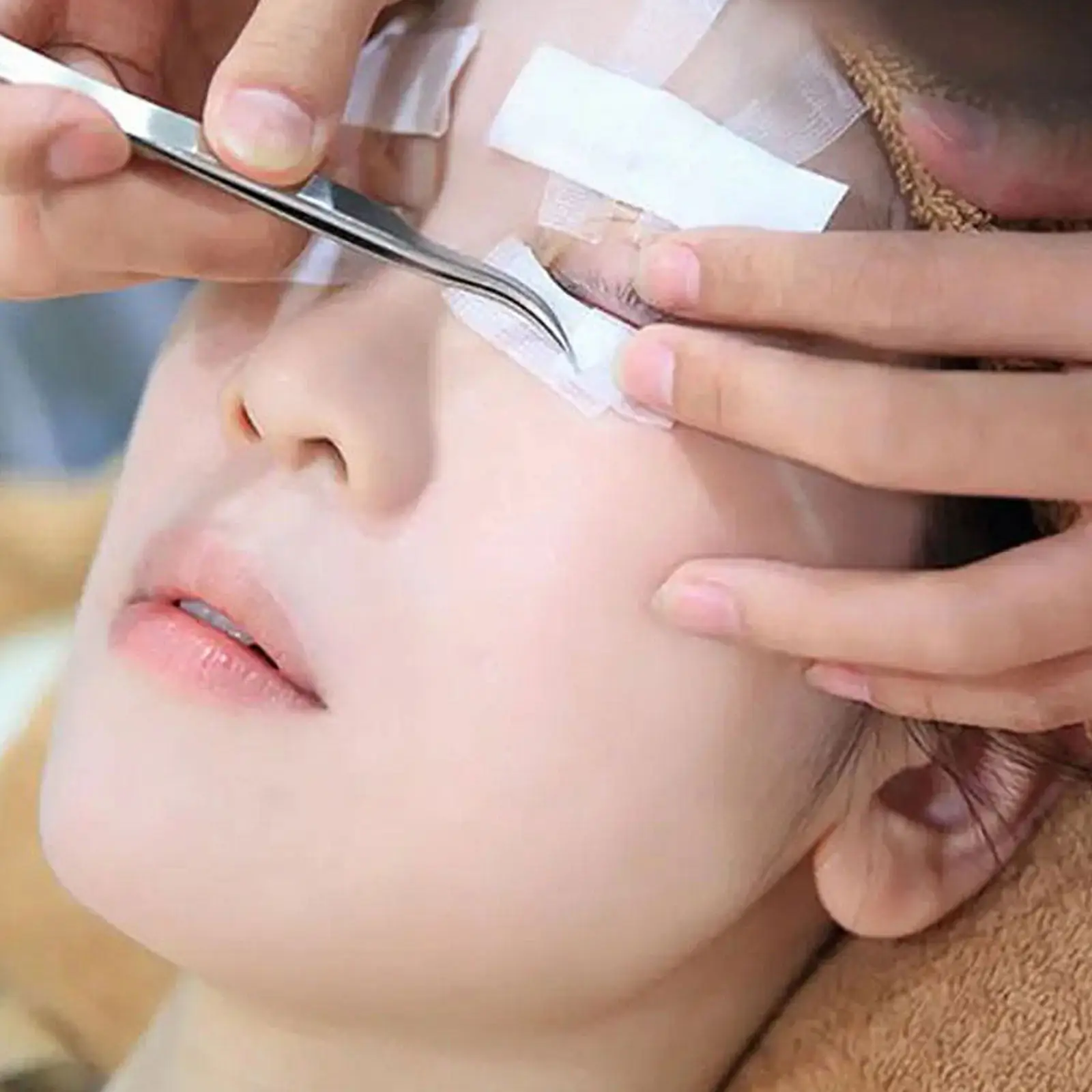 

8 Rolls Eyelash Grafting Tape Breathable Eye Skin Protective Tape for Professional Lash Extensions Lash Extension Auxiliary Tool