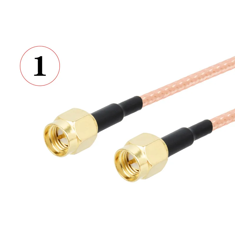 SMA connector adapter RG316 RF cable antenna extension cable SMA male to female male connector SMA connector 0-6G