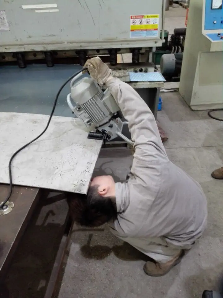 TP-BM15 Handgreep Draagbare Plaat Afschuining Rand Freesmachine voor Metalen Plaat Stalen Plaat Beveler