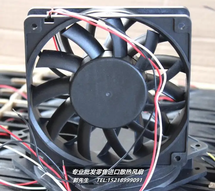 ADDA AS12012HB25A300 DC 24V 0.46A 120x120x25mm 3-Wire Server Cooling Fan