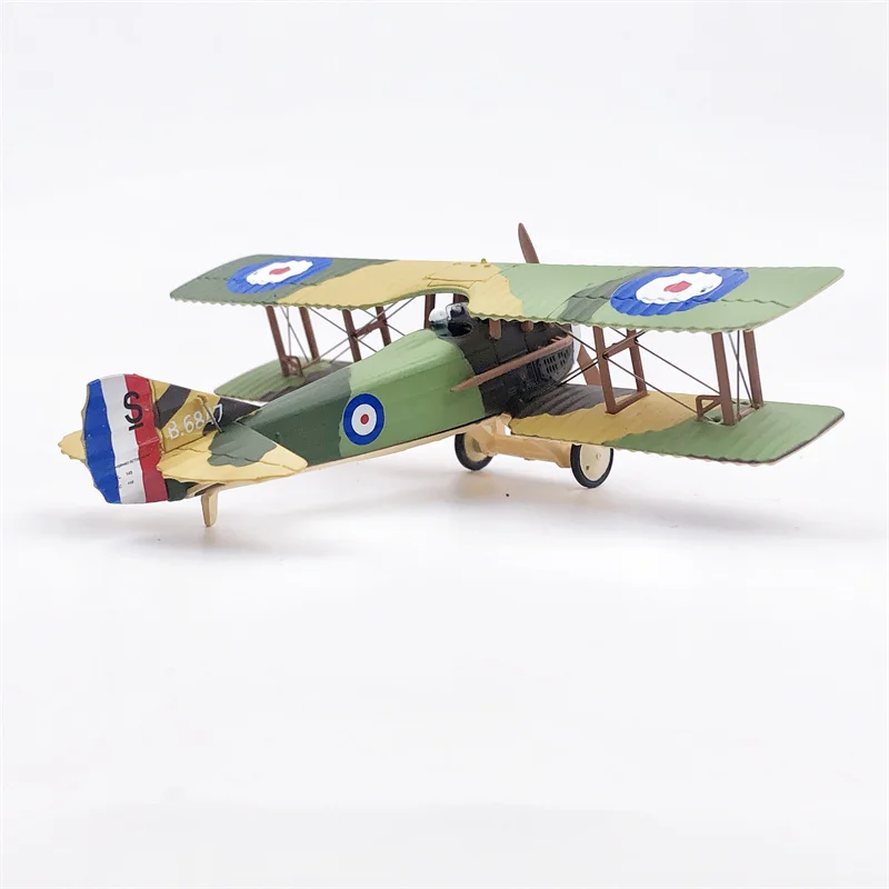 1:72 масштаба Красный Барон SE.5a Лопата Бристоль бульдог Biplane Propeller Fighter литая металлическая Самолетная модель