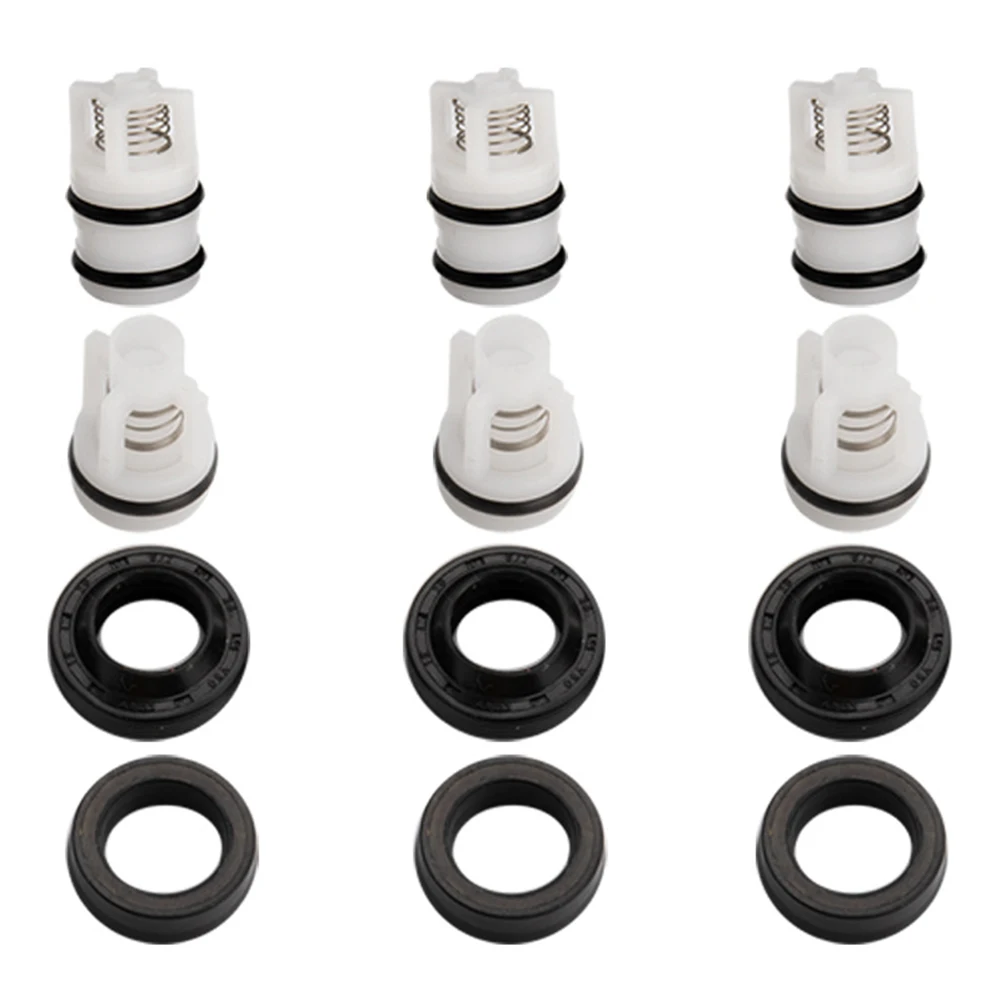 Seal Oil Check Valves Pump Washer Repair Kit For Car Wash Cleaning Machines Triangular/Four-corner Pump Head Rubber Oil Seal