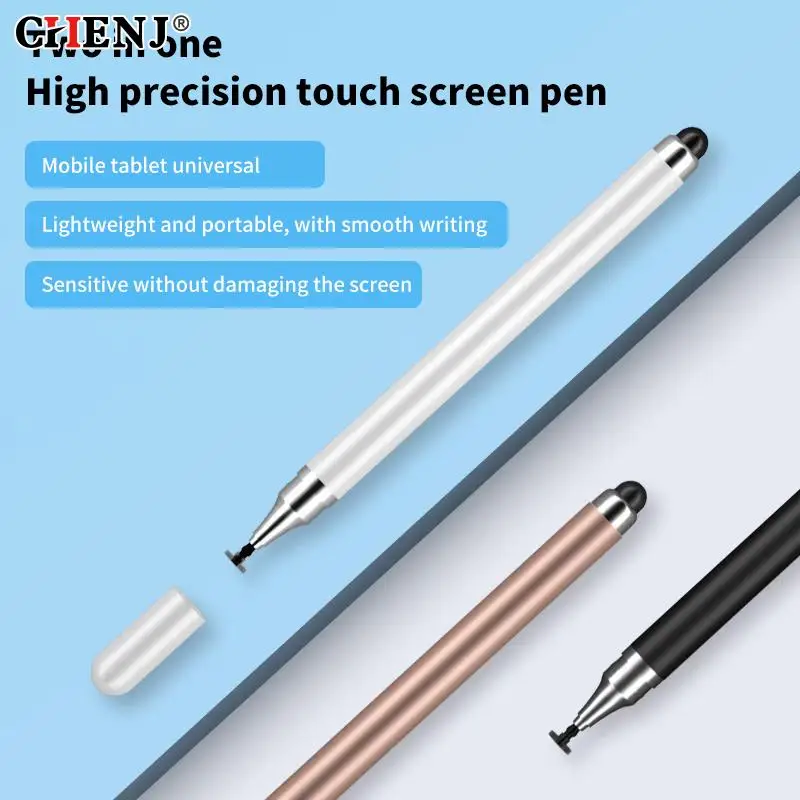 1PC Universal 2 In 1 Stylus Pen For Phone Pad Tablet Capacitive Touch Pencil For Samsung Android Phone Drawing Screen Touch Pen