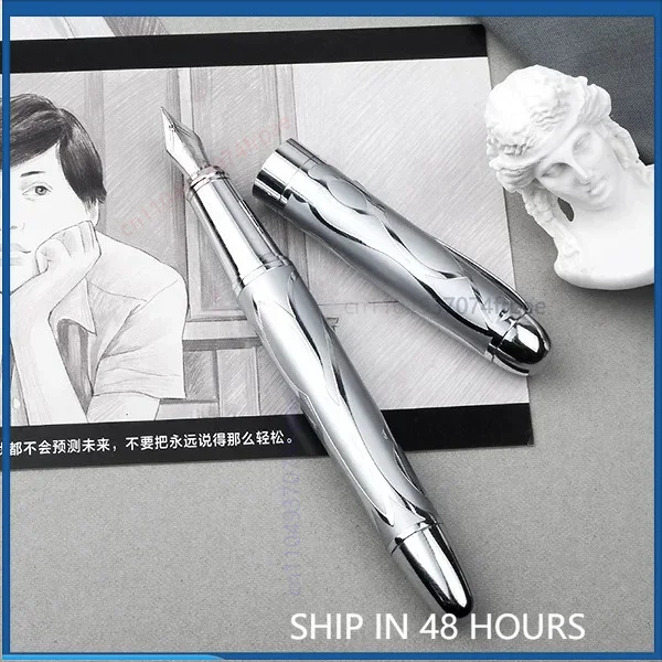 For Hongdian 5010 Vintage Fountain Pen Set Cartridge Ink Custom Engraving Art Nib For Students Calligraphy Birthday Gift Writing