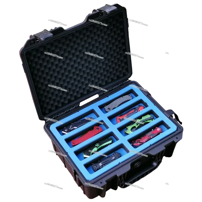 

Multifunctional Folding Knife Safety Storage Box, Suitable for Carrying and Storage, Double-layer Design, Waterproof and Durable