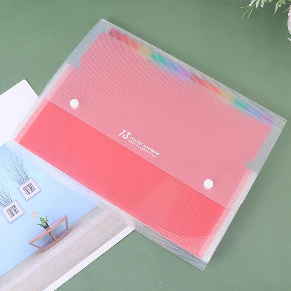 

2 Pcs File Organizer Bag Set Binder Folders Expanding Accordion Documents Expandable