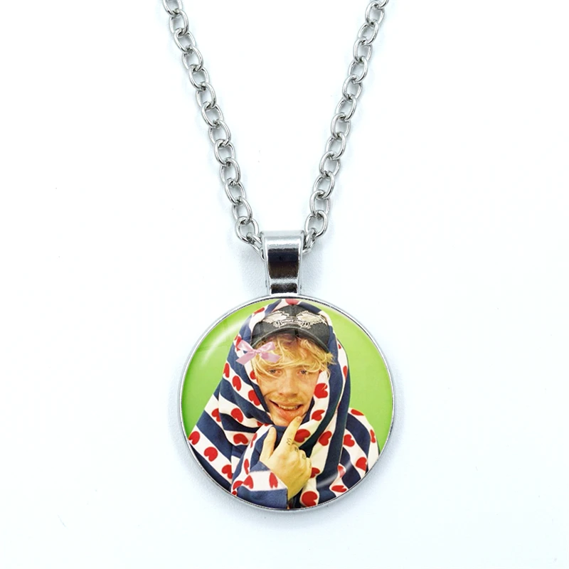 Hot Singer Joost Klein Pendant Creative I Love My Boyfriend Joost Klein Meme Necklace Glass Pendants Jewelry Necklaces