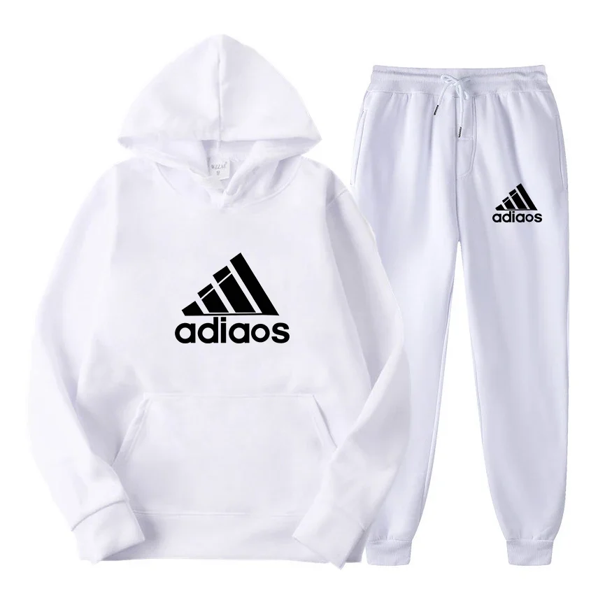 2024 Spring Men's and Women's Sports Hoodies Sweatpants Fashion Sweatshirt Cotton Tops Sets Unisex High Quality Tops 2024