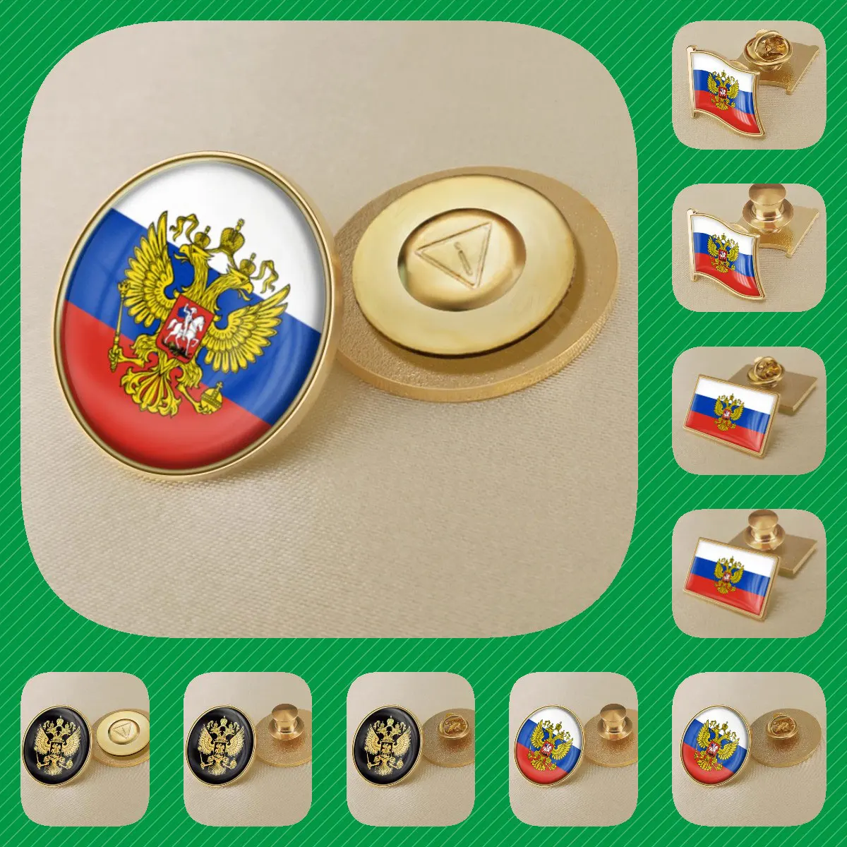 Standard of the President of the Russian Federation Flag Lapel Pins Broochs Badges