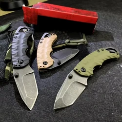 KS 8750 Folding Knife 8Cr13Mov Blade Mini Survival Camping Outdoor Portable Hunting Self-defense Utility Pocket EDC Multi Knife